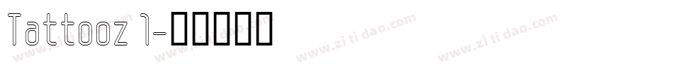 Tattooz 1字体转换